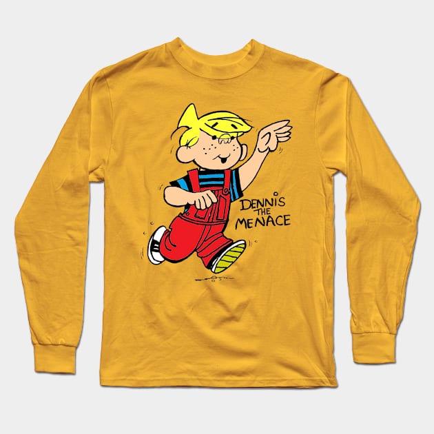 dennis the menace Long Sleeve T-Shirt by nakaladek3